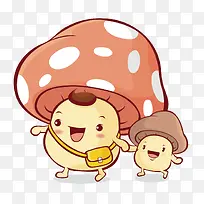 蘑菇母子