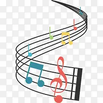 音符矢量音符边框