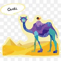 骆驼卡通图