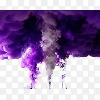 免抠透明紫色的云