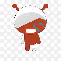 伤心脸型