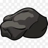 乱石黑色岩石纹理