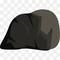 材质黑色岩石山石