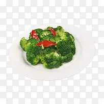 绿色蔬菜美味清炒西蓝花