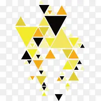 黄色系三角形花纹