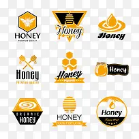 国外蜂蜜设计logo