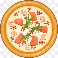 肉片意式美食披萨