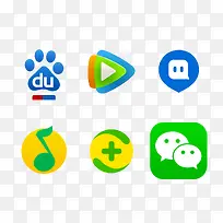 手机各种软件logo