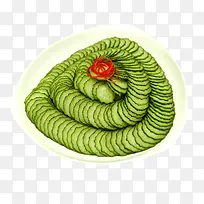 蒜泥拌黄瓜片