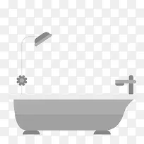 卡通浴缸家居用品设计
