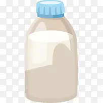 简单牛奶手绘卡通