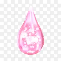 粉色水滴
