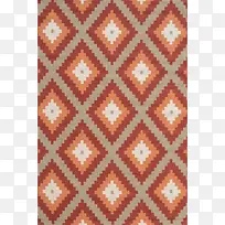 方形的重叠交错的地毯