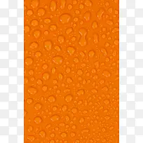 橙黄色的水珠背景高清