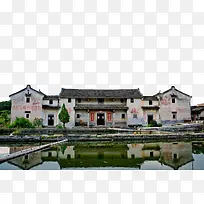 福建客家村居PNG