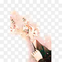 唯美古风手绘插画