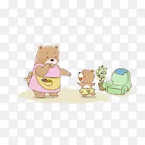 小熊和妈妈