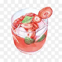 清凉一夏草莓冰霜