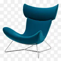 蓝色沙发椅