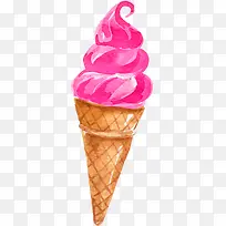 粉色可爱冰激凌设计图