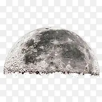 月球表面黑白图