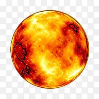 金色月球图片