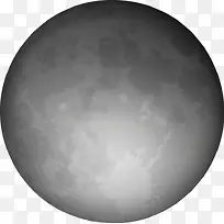暗淡的月球表面