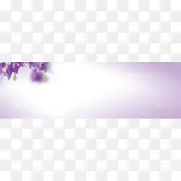 紫色唯美护肤品背景banner