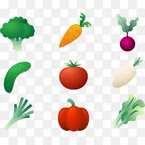 多种多样的蔬菜