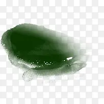 粽情端午深绿色墨迹