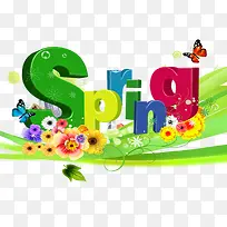 SPRING艺术字体
