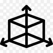 立方体的箭图标