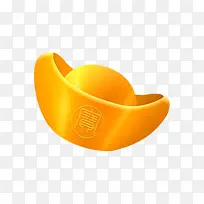 金色闪耀元宝财富