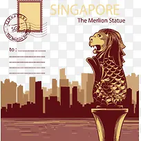 新加坡旅游明信片