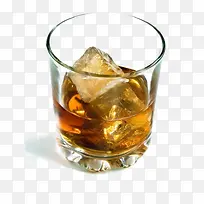 放冰块的酒杯
