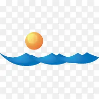 太阳海面矢量