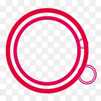 圆圈红色喜庆素材免费下载