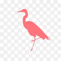 抽象仙鹤