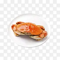 大螃蟹摆盘实拍图