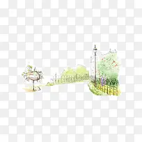 手绘花园