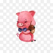 粉色的小猪