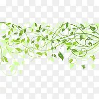 绿色藤蔓装饰