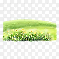 草原和花朵免抠图素材