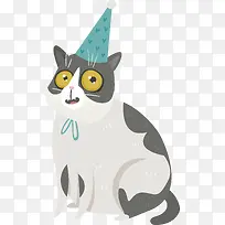 可爱乖巧小猫咪免抠素材