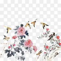 工笔花鸟画