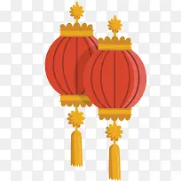 新年卡通红色挂饰灯笼