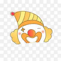 手绘小丑的头像