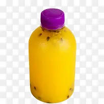 紫色瓶盖塑料瓶装黄金百香果果汁