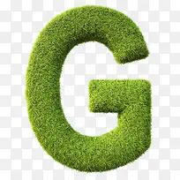 草组成的字母G