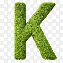 草组成的字母K